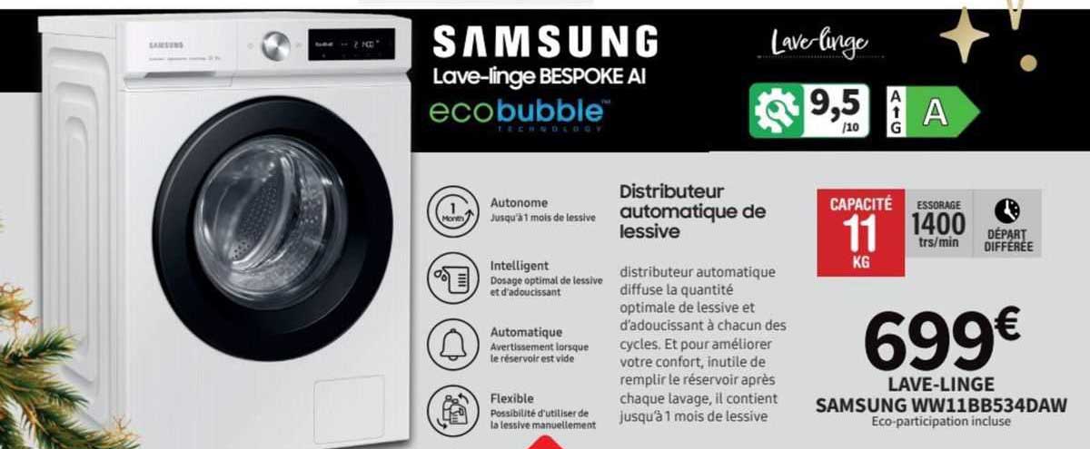 Lave-linge Samsung