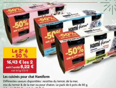 Les Cuisinés Pour Chat Hamiform