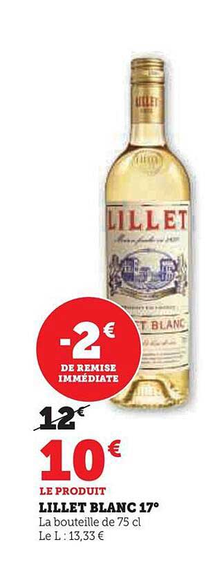 lillet blanc 17°