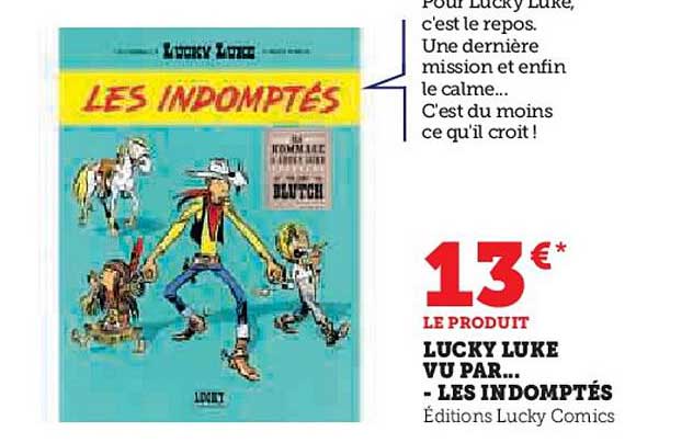 lucky luke vu par… - les indomptés éditions lucky comics