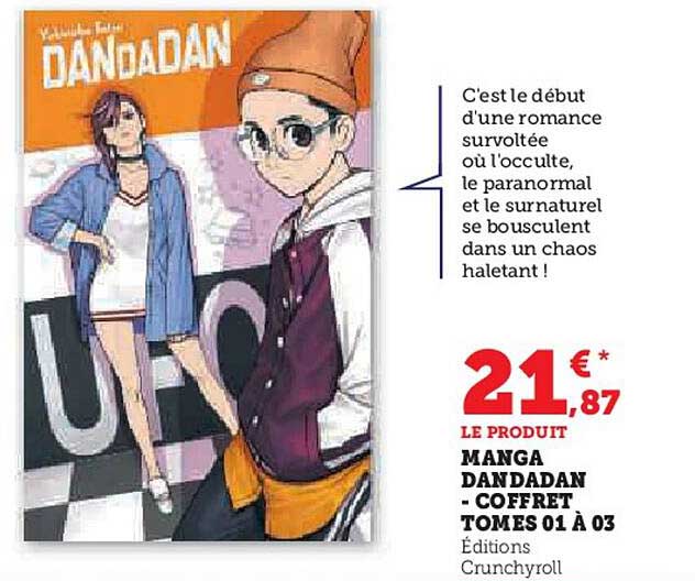 manga dandadan - coffret tomes 01 à 03