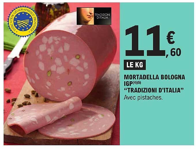 Mortadelle Bologna Igp "tradizioni D'italia"