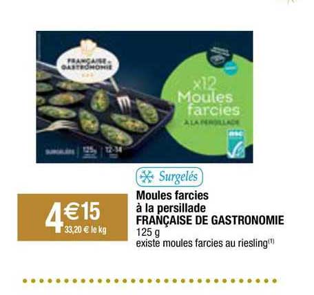 Moules Farcies à La Persillade Française De Gastronomie