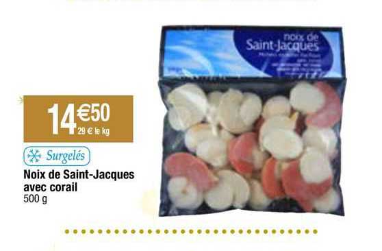 Noix De Saint-jacques Avec Corail