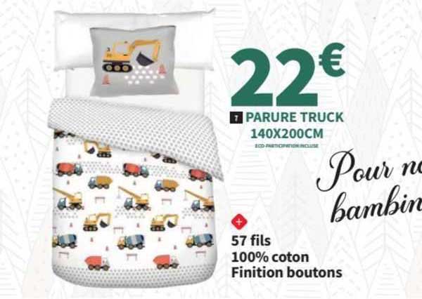 Parure Truck 140 X 200 Cm
