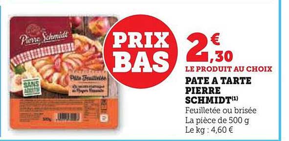 pate à tarte pierre schmidt