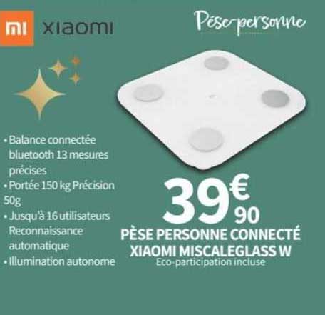 pèse personne connecté xiaomi