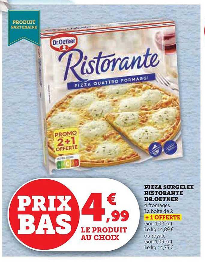 pizza surgelée ristorante dr. oetker