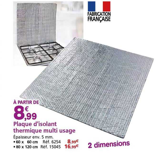 plaque d'isolant thermique multi usage