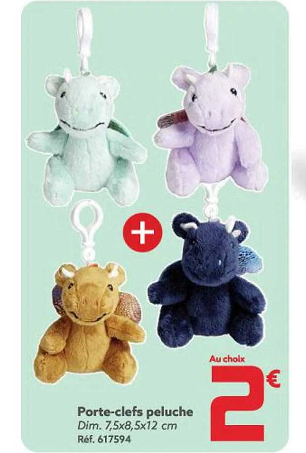 Porte-clefs Peluche