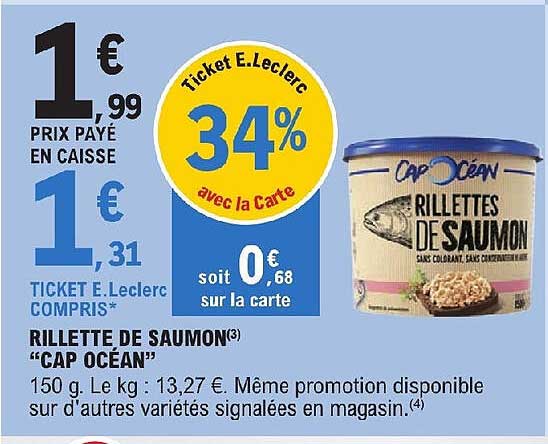 Rillette De Saumon "cap Océan"