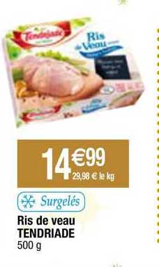 ris de veau tendriade