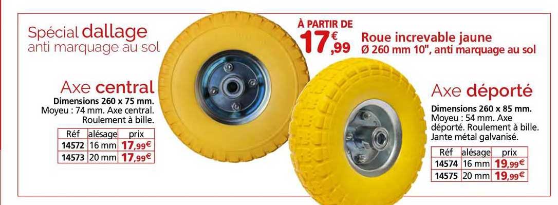 roue increvable jaune