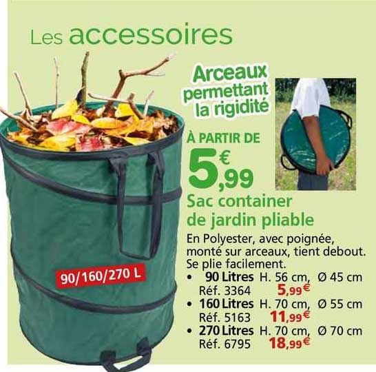 Sac Container De Jardin Pliable