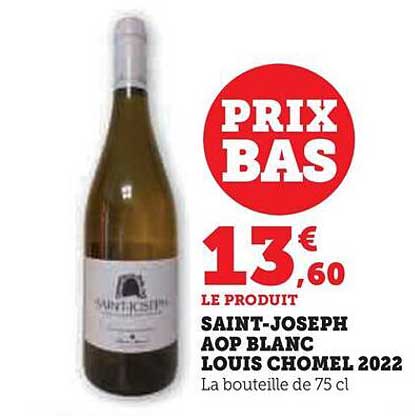 saint-joseph aop blanc louis chomel 2022