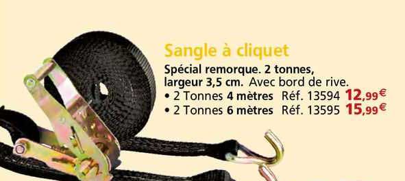 Sangle à Cliquet