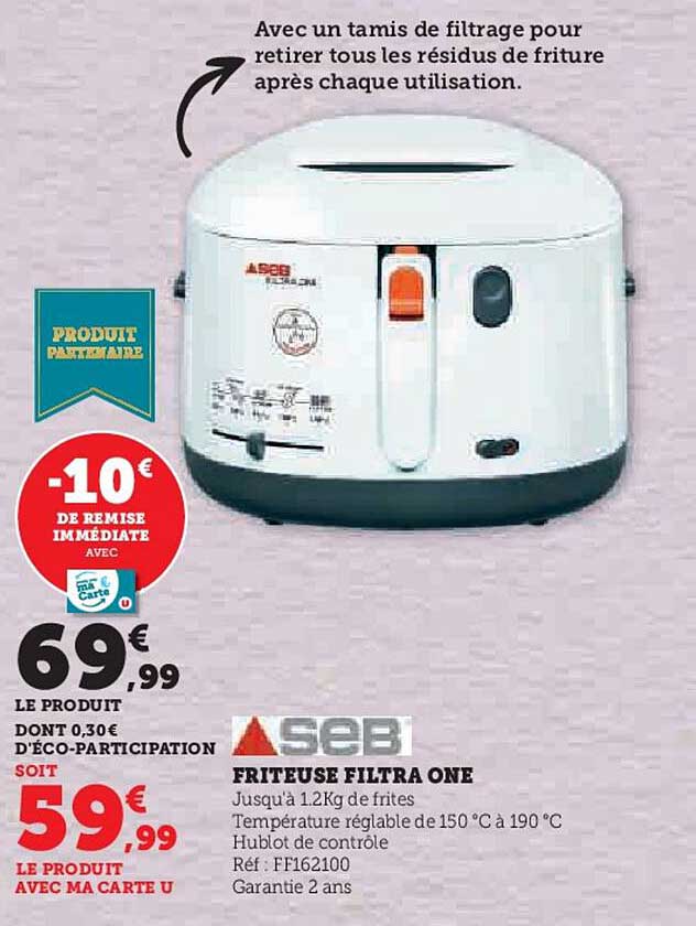 Seb Fritteuse Filtra One