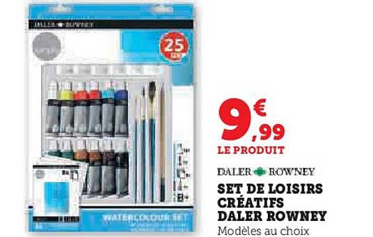 set de loisirs créatifs daler rowney