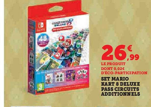 set mario kart 8 deluxe pass circuits additionnels