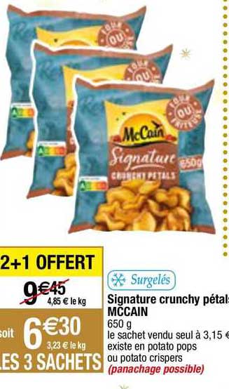 signature crunchy pétals mccain