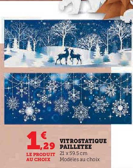 vitrostatique paillette