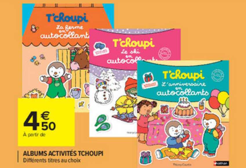 Albums Activités Tchoupi