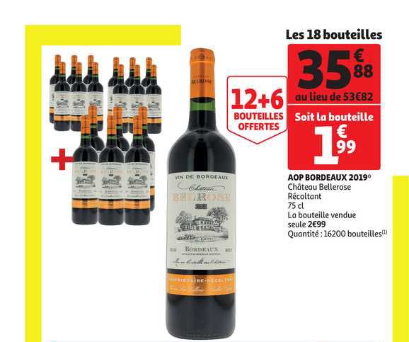 Aop Bordeaux 2019 Château Bellerose