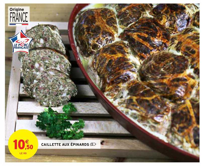 caillette aux épinards