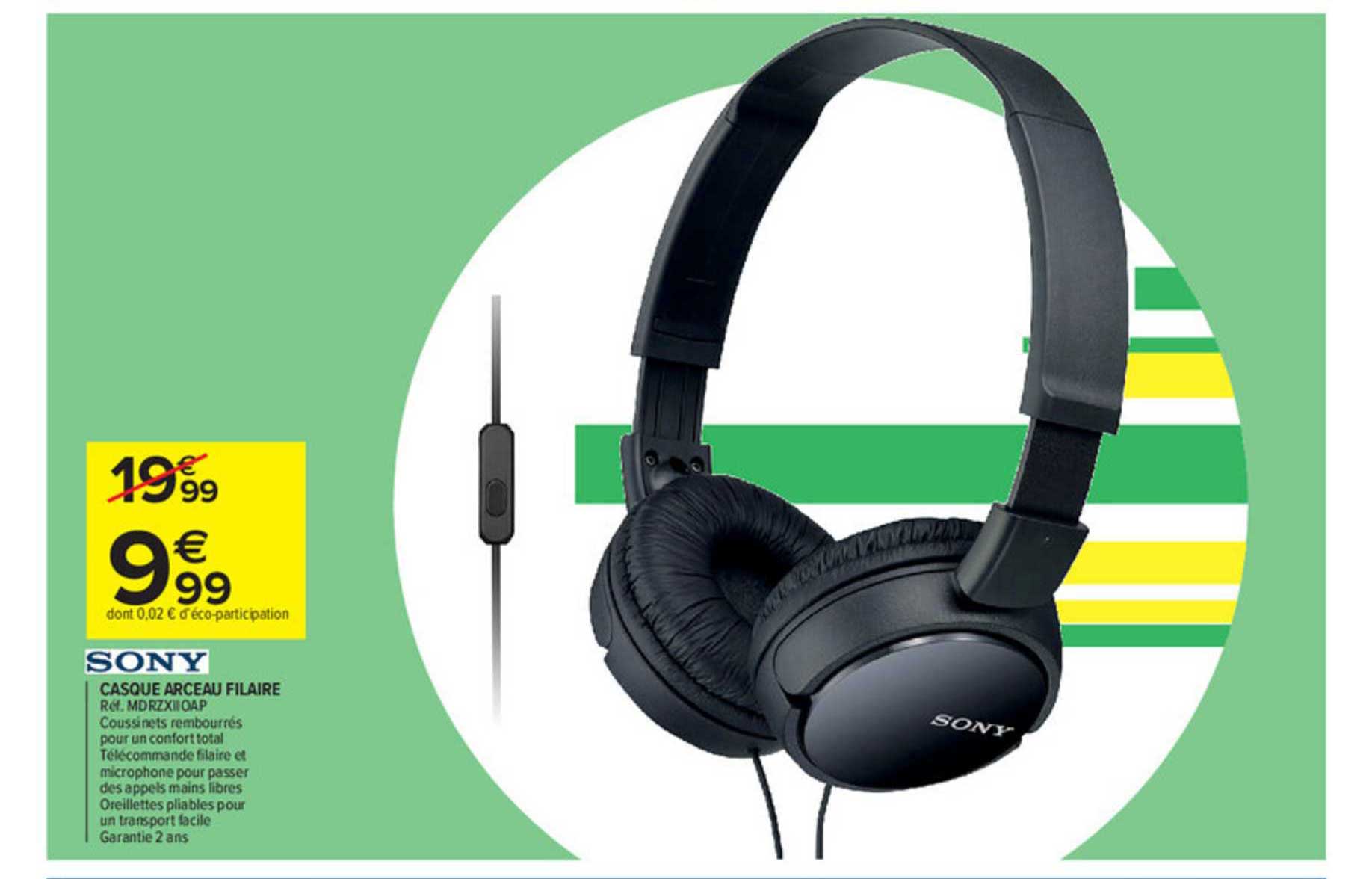 Casque Arceau Filaire Sony