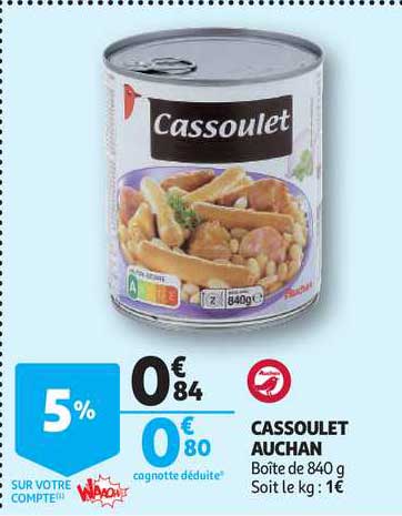 Cassoulet Auchan