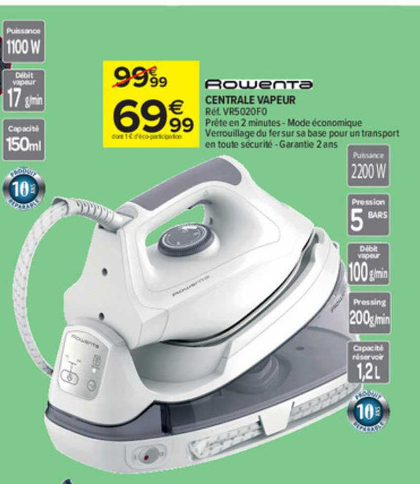 Centrale Vapeur Rowenta