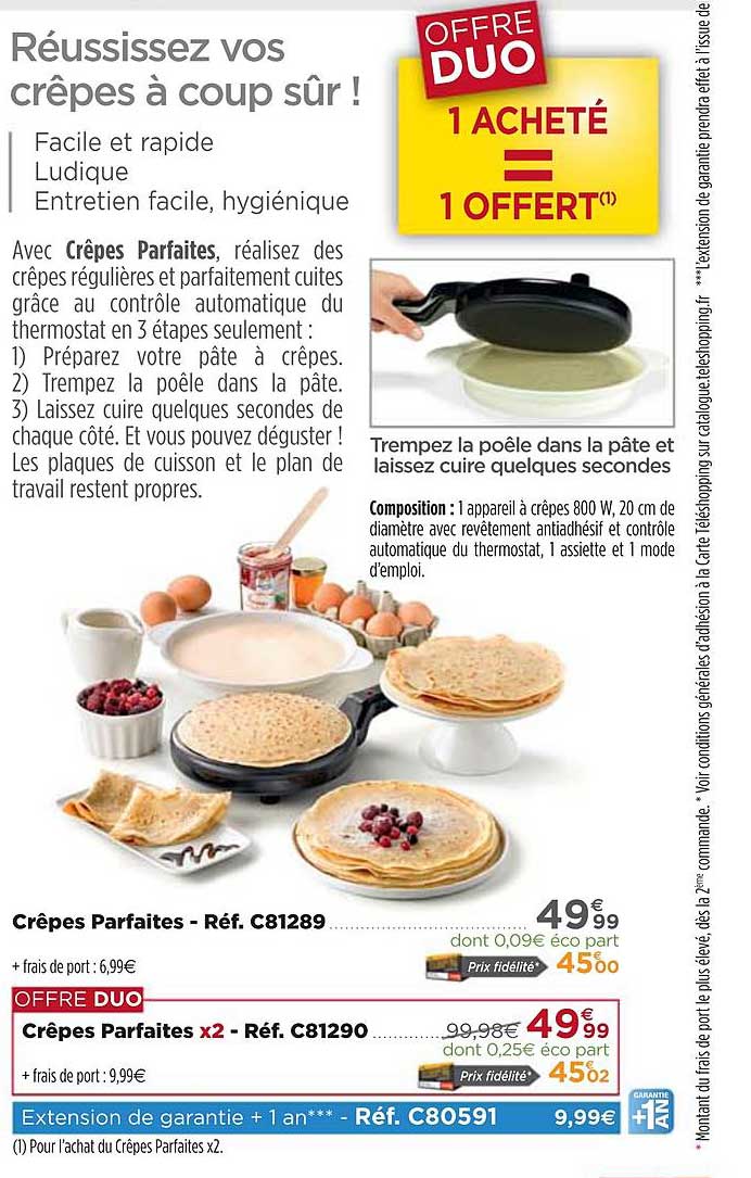 crêpe parfaites