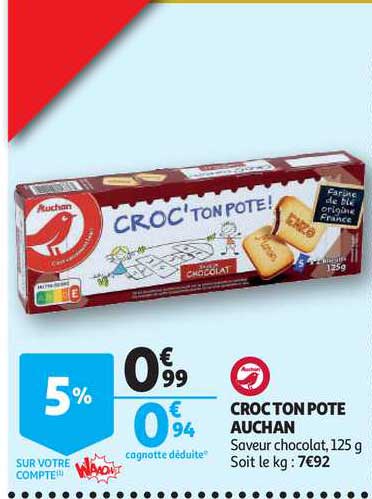 Croc Ton Pote Auchan