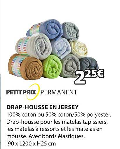 drap-housse en jersey
