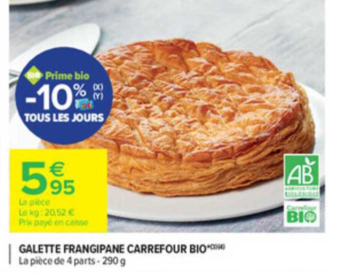 galette frangipane carrefour bio