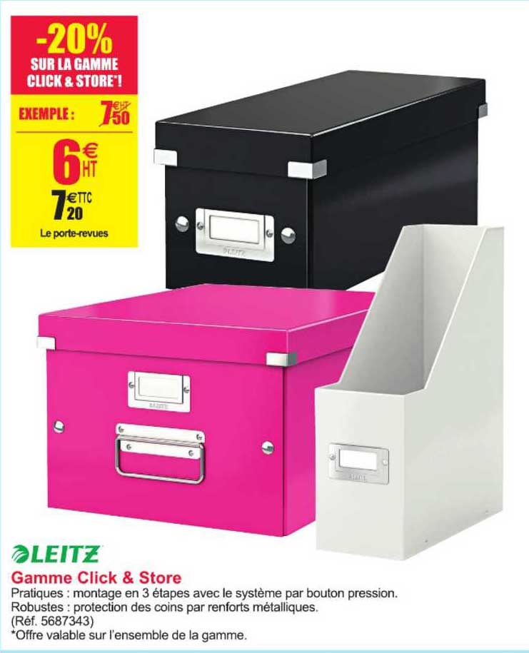 gamme click & store leitz