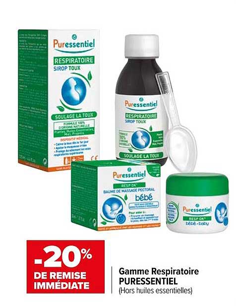 Gamme Respiratoire Puressentiel