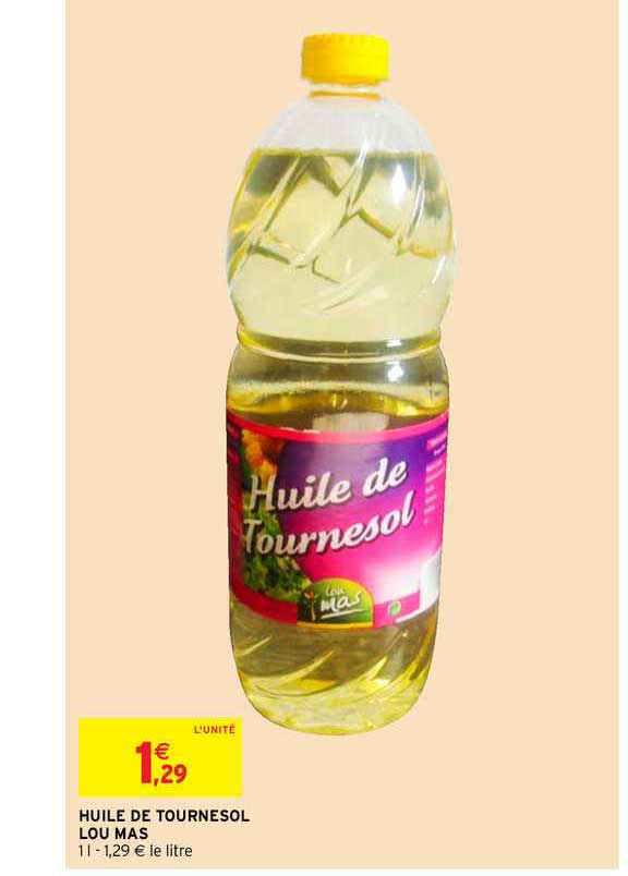huile de tournesol lou mas