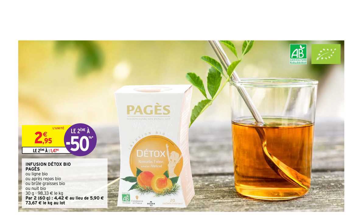 Infusion Détox Bio Pagès