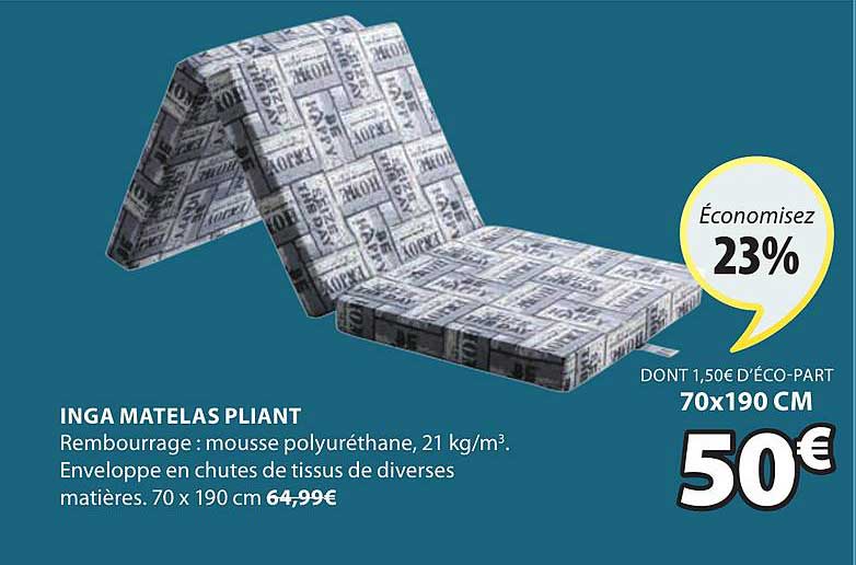 Inga Matelas Pliant