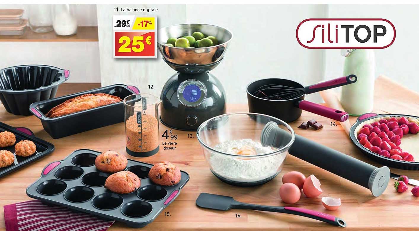 la balance digitale silitop , le verre doseur