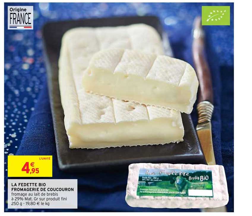 La Fedette Bio Fromagerie De Coucouron