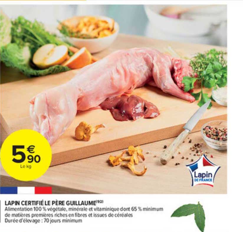 lapin certifié le père guillaume