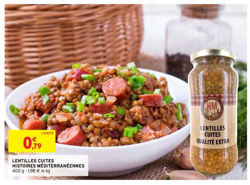 lentilles cuites histoires méditerranéennes