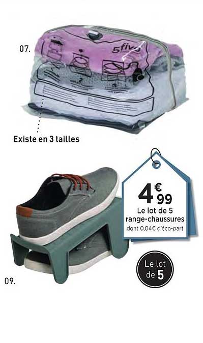 Lot De 2 Range-chaussures