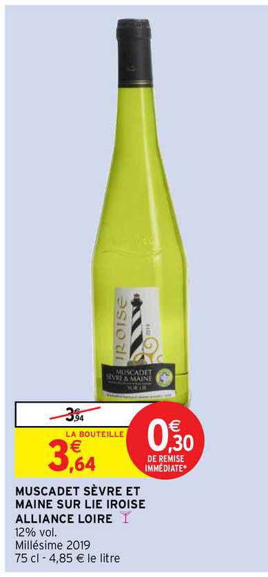 muscadet sèvre et maine sur lie iroise alliance loire