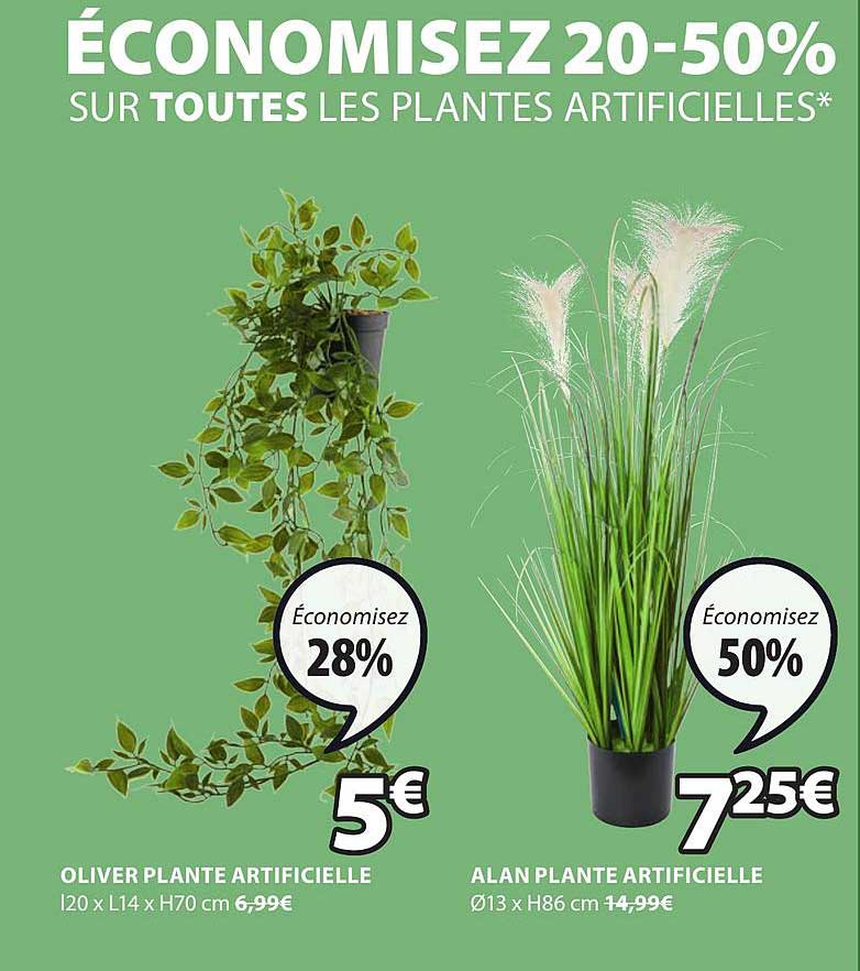 oliver plante artificielle , alan plante artificielle