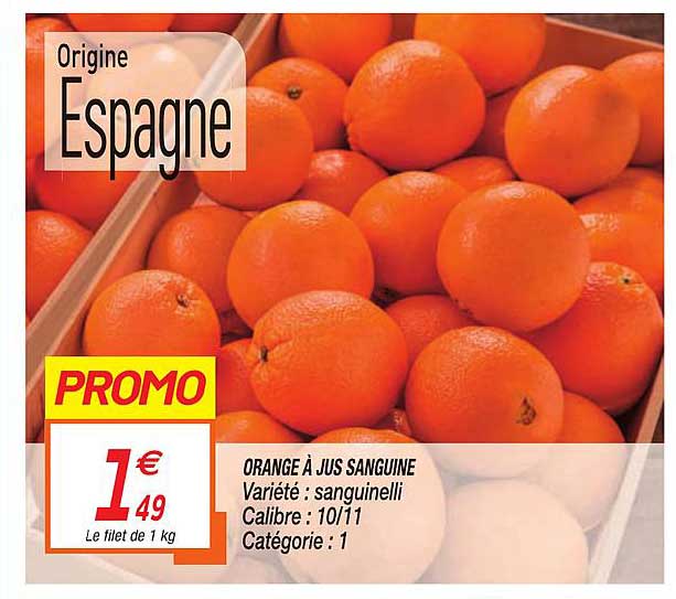 Orange à Jus Sanguine