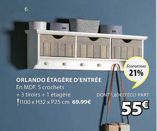 Orlando étagère D'entrée