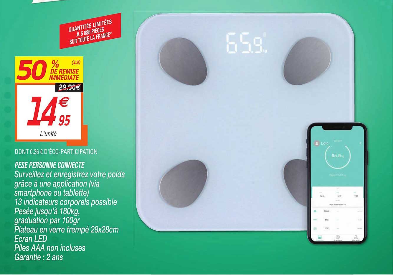 pèse personne connecté